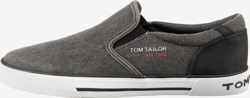 TOM TAILOR Slipper in Grau