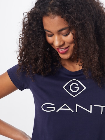 Tricou 'D1. Look Up' de la GANT pe albastru