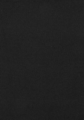 LASCANA Bikinihose 'Scallop' in Schwarz