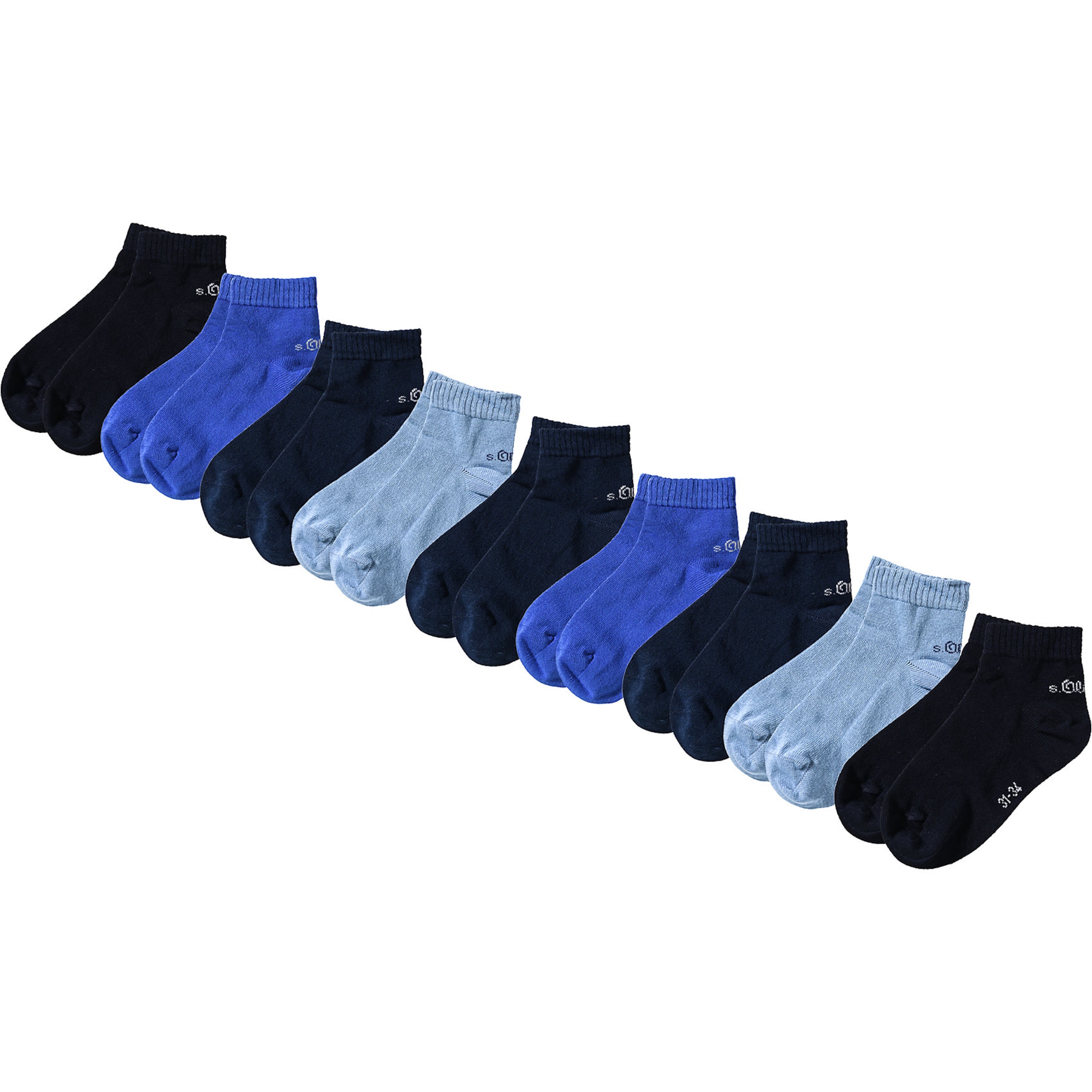 s.Oliver Socks in Blue: front