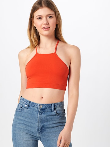 Urban Classics Top w kolorze pomarańczowy: przód
