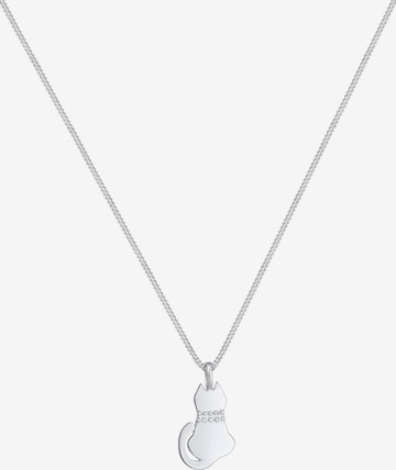 Nenalina Necklace 'Katze' in Silver: front