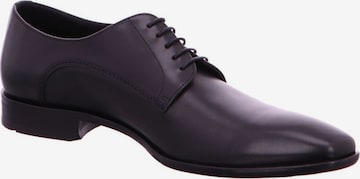 BOSS Black Lace-Up Shoes in Black