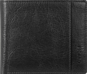 Picard Wallet 'Buddy' in Black: front