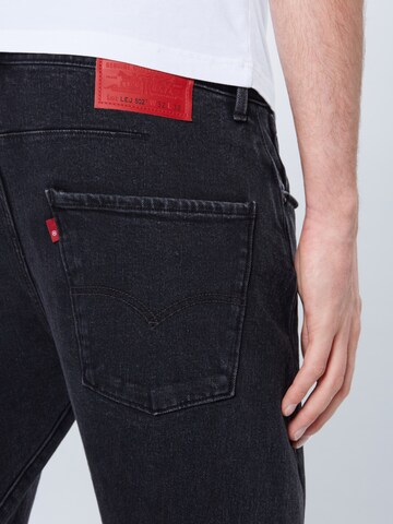 LEVI'S ® Zwężany krój Jeansy 'LEJ 502 Reg Taper' w kolorze czarny