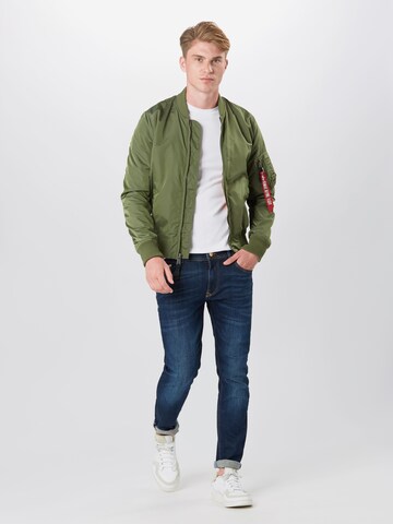 River Island Skinny Jeans 'James' i blå