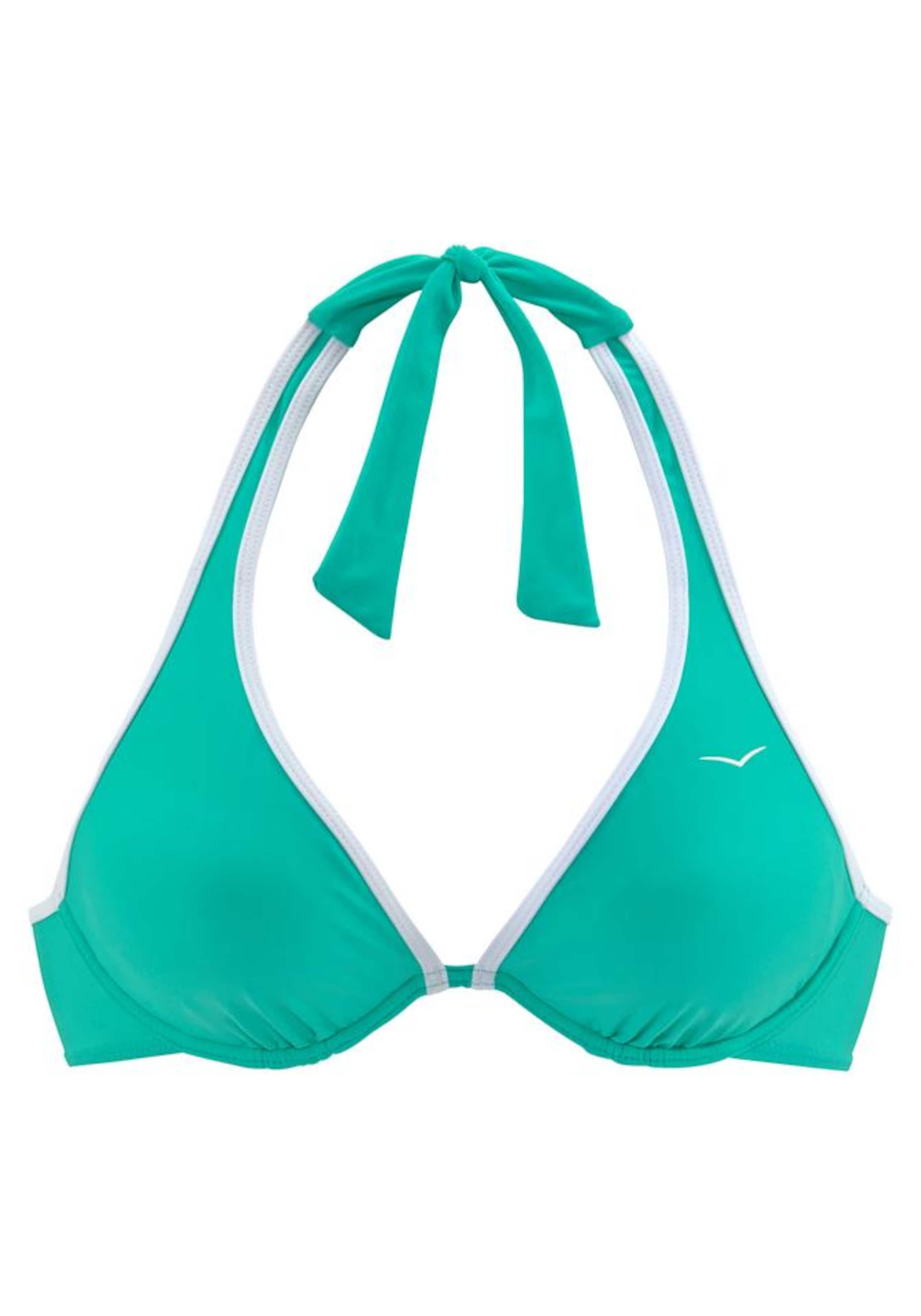 zaļš VENICE BEACH T-krekla Bikini augšdaļa: no priekšpuses