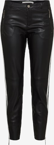 Skinny Pantalon monari en noir : devant