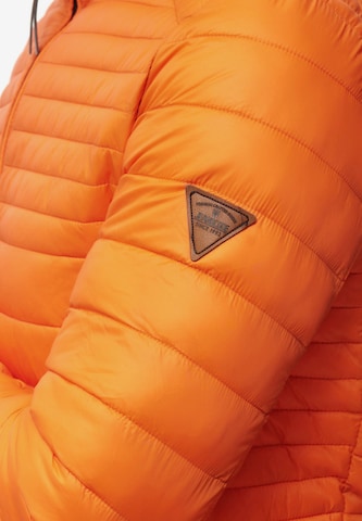 INDICODE JEANS Between-Season Jacket 'Islington' in Orange