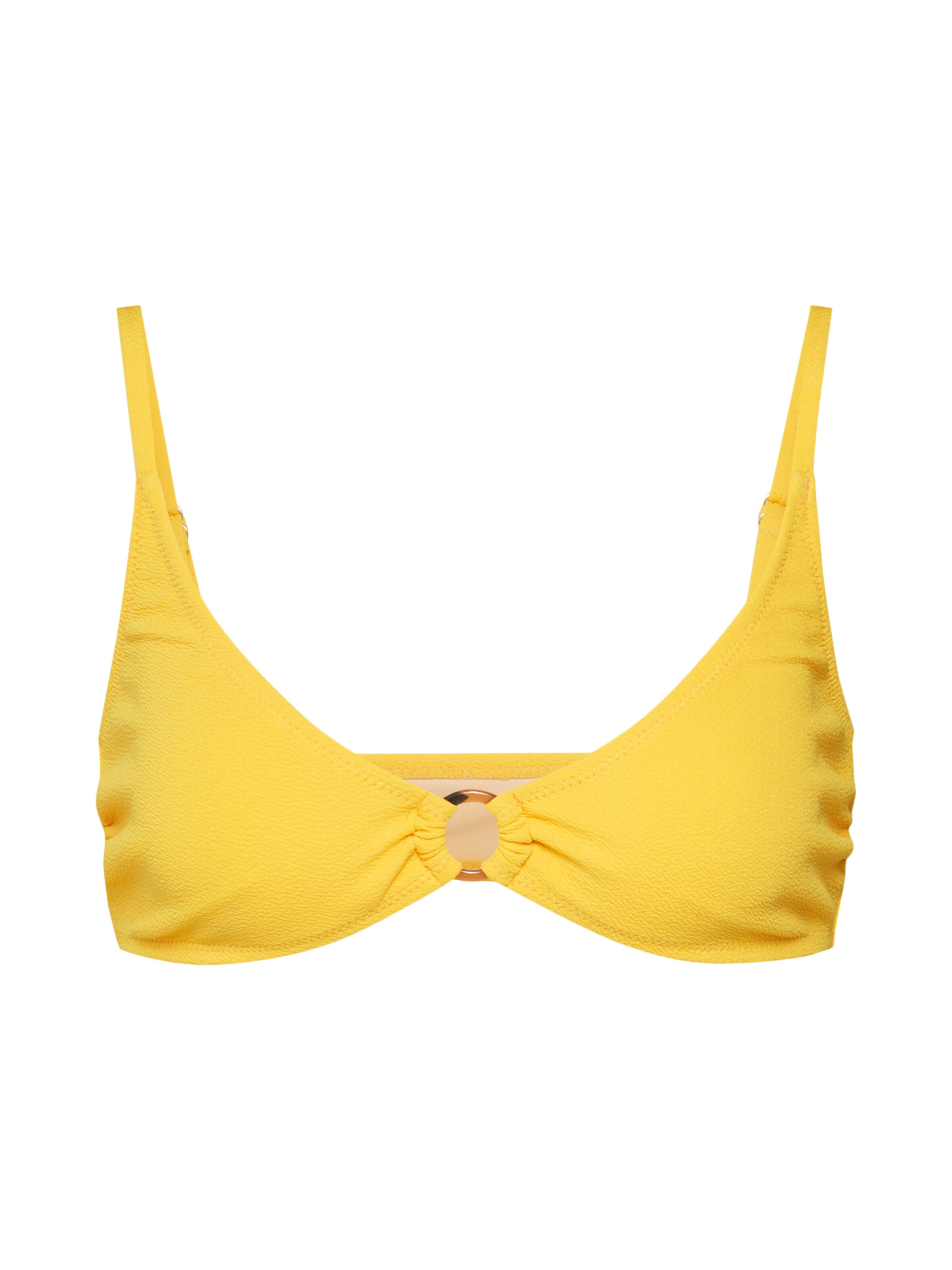 MINKPINK - Bikinitop 'LOREN RING BRALETTE' in de kleur Geel