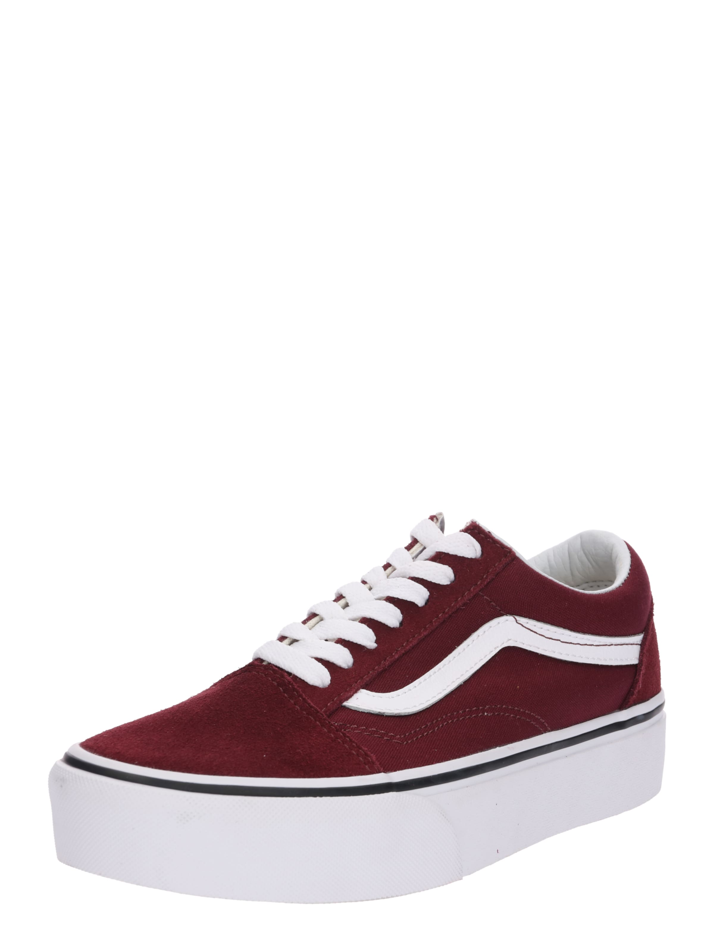 vans bordeaux rood old skool