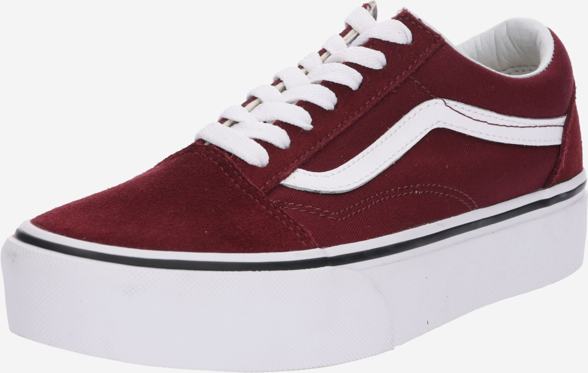 Kauwgom lood Spit VANS Sneakers laag 'Old Skool' in Bordeaux | ABOUT YOU