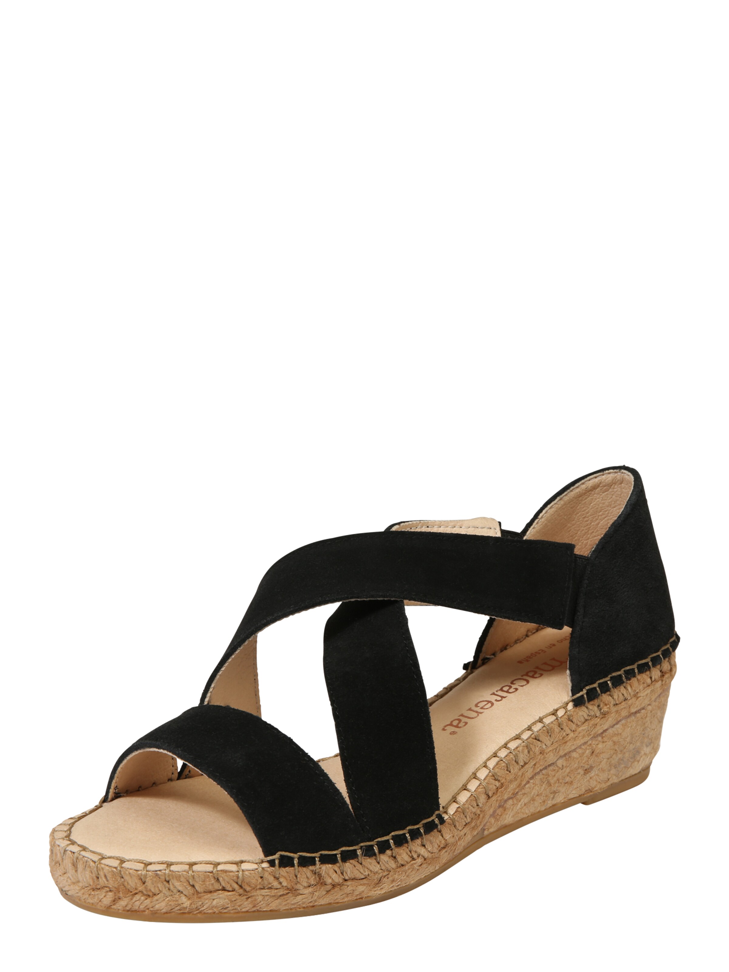 MACARENA - Sandalen met riem 'LUNA 85' in de kleur Beige