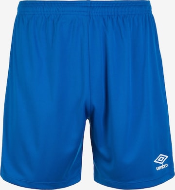 UMBRO Regular Workout Pants 'Club II' in Blue: front