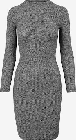 Urban Classics - Vestido de punto en gris: frente