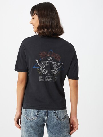 ONLY T-Shirt 'ONLAerosmith' in Schwarz