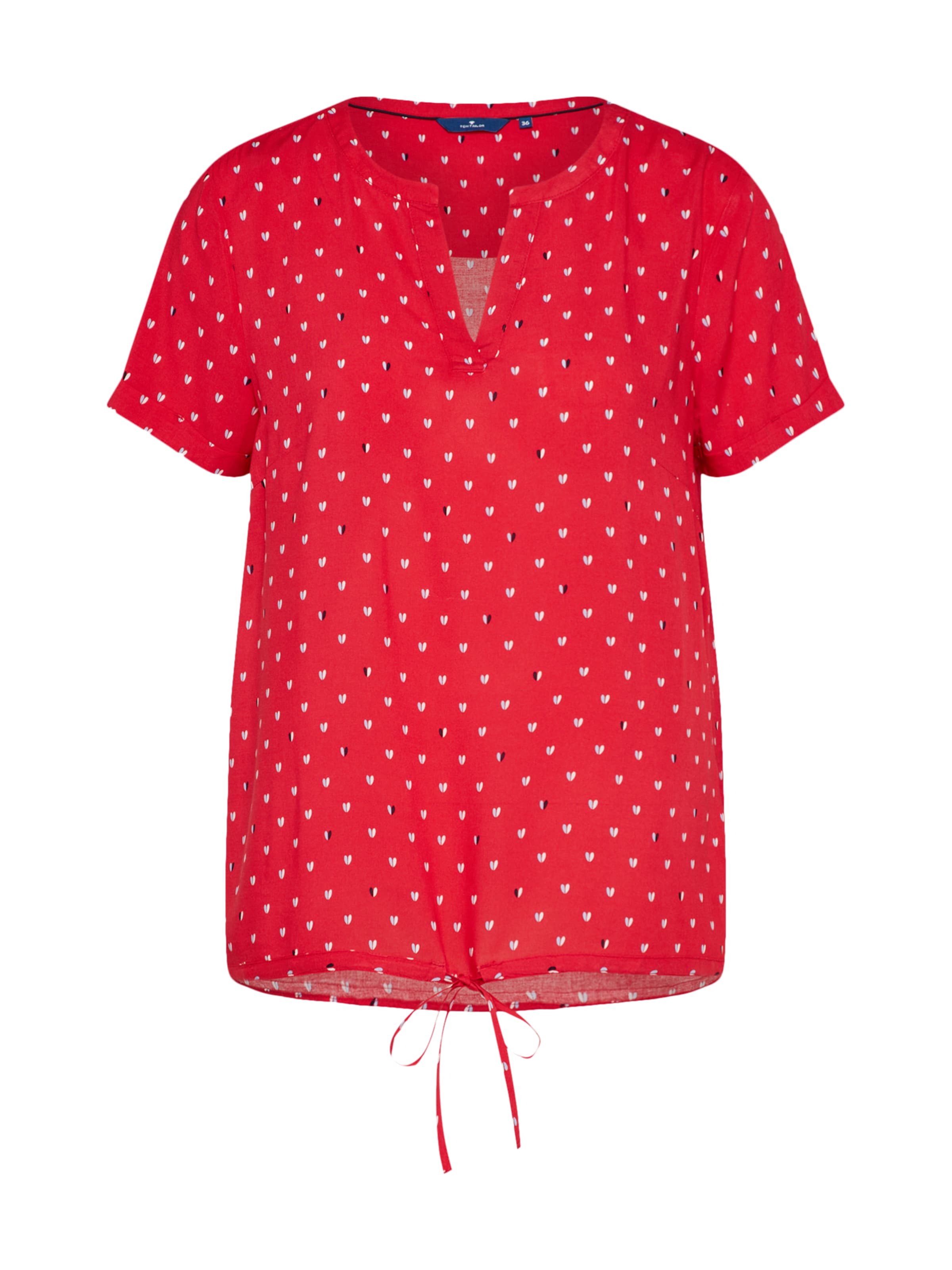 TOM TAILOR Bluse i rød: forside