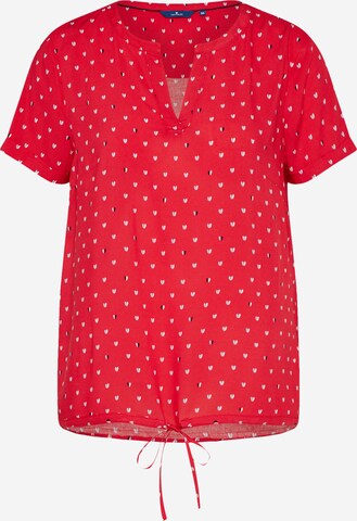 TOM TAILOR Blouse in Rood: voorkant