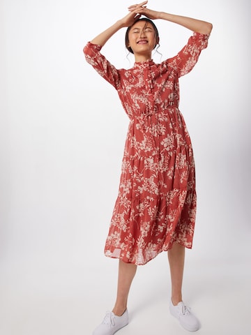 VERO MODA Blusenkleid 'Dino' in Rot: Vorderseite