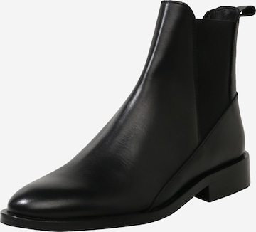 PS Poelman Chelsea boots in Zwart: voorkant