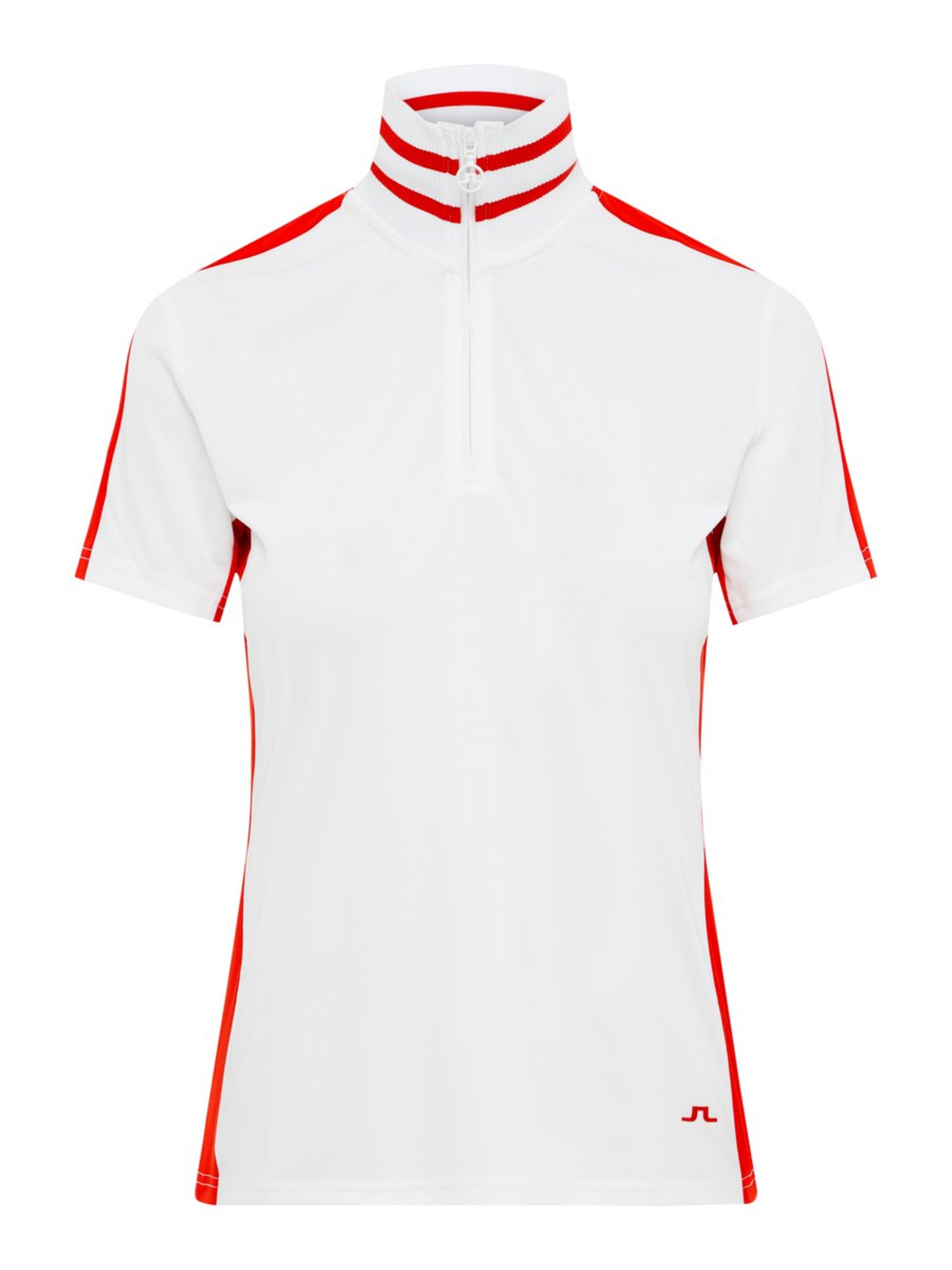 J.Lindeberg - Functioneel shirt 'Filippa' in de kleur Lichtrood