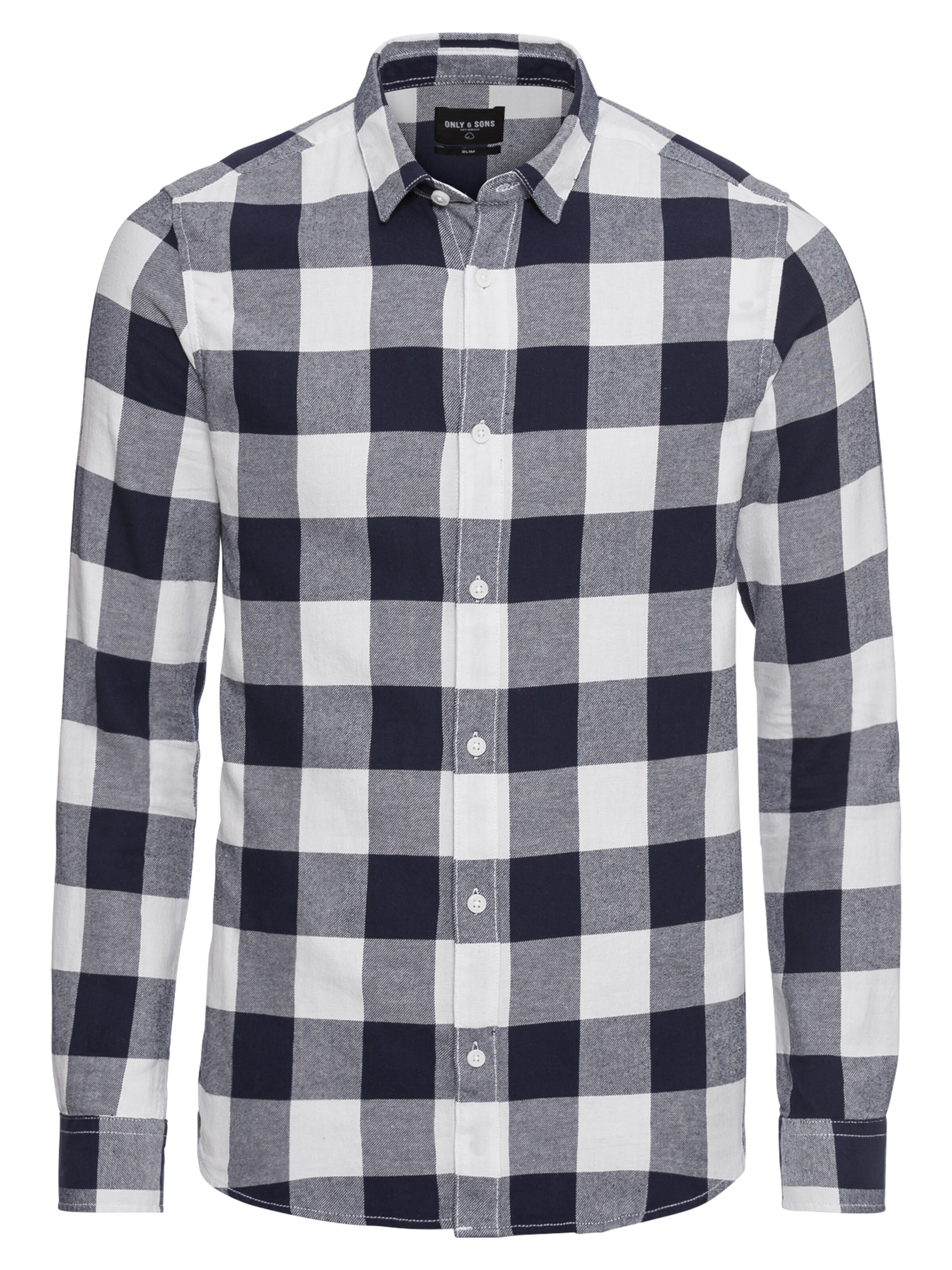 Only & Sons - Overhemd 'GUDMUND' in de kleur Marine