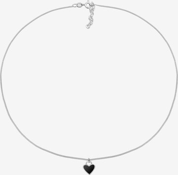 ELLI Choker 'Herz' in Silber