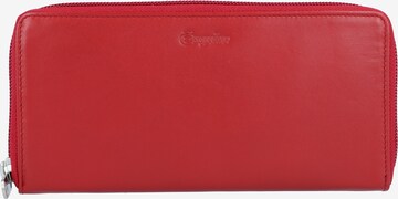 Esquire Wallet 'New Silk' in Red: front