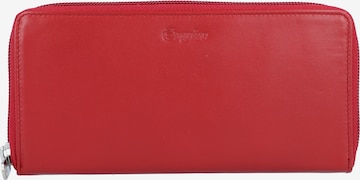 Esquire Wallet 'New Silk' in Red: front