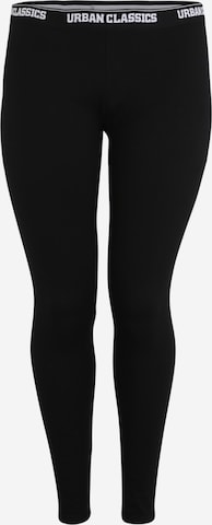 Urban Classics Skinny Leggings i svart: framsida