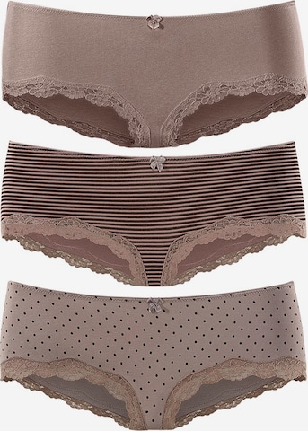 LASCANA Panty in Brown: front