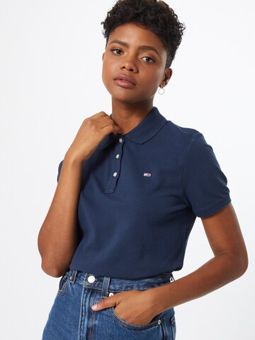 Tommy Jeans Shirt in Blauw: voorkant