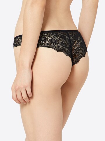 PASSIONATA - Tanga 'Georgia' em preto: atrás