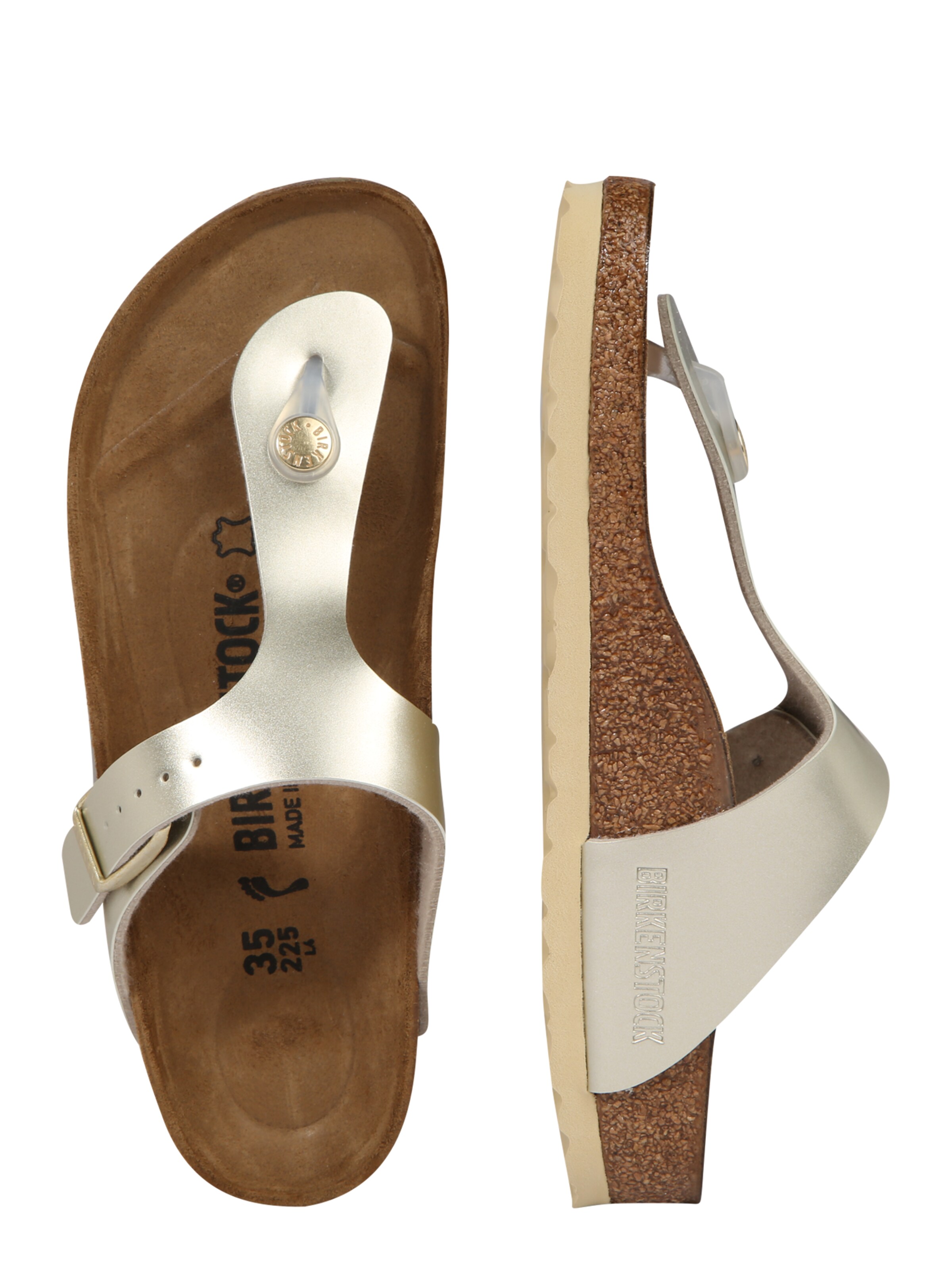 BIRKENSTOCK Sandal 'Gizeh' in Gold