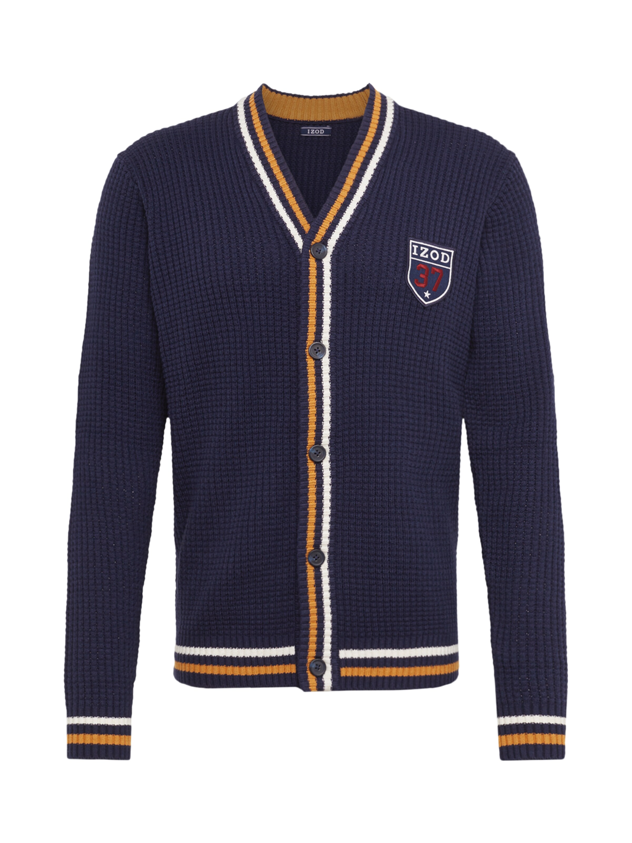 IZOD - Gebreid vest '7GG RETRO' in de kleur Donkerblauw