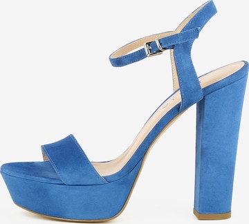 EVITA Sandalen met riem 'Stefania' in Blauw