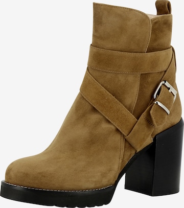 EVITA Ankle Boots in Brown: front