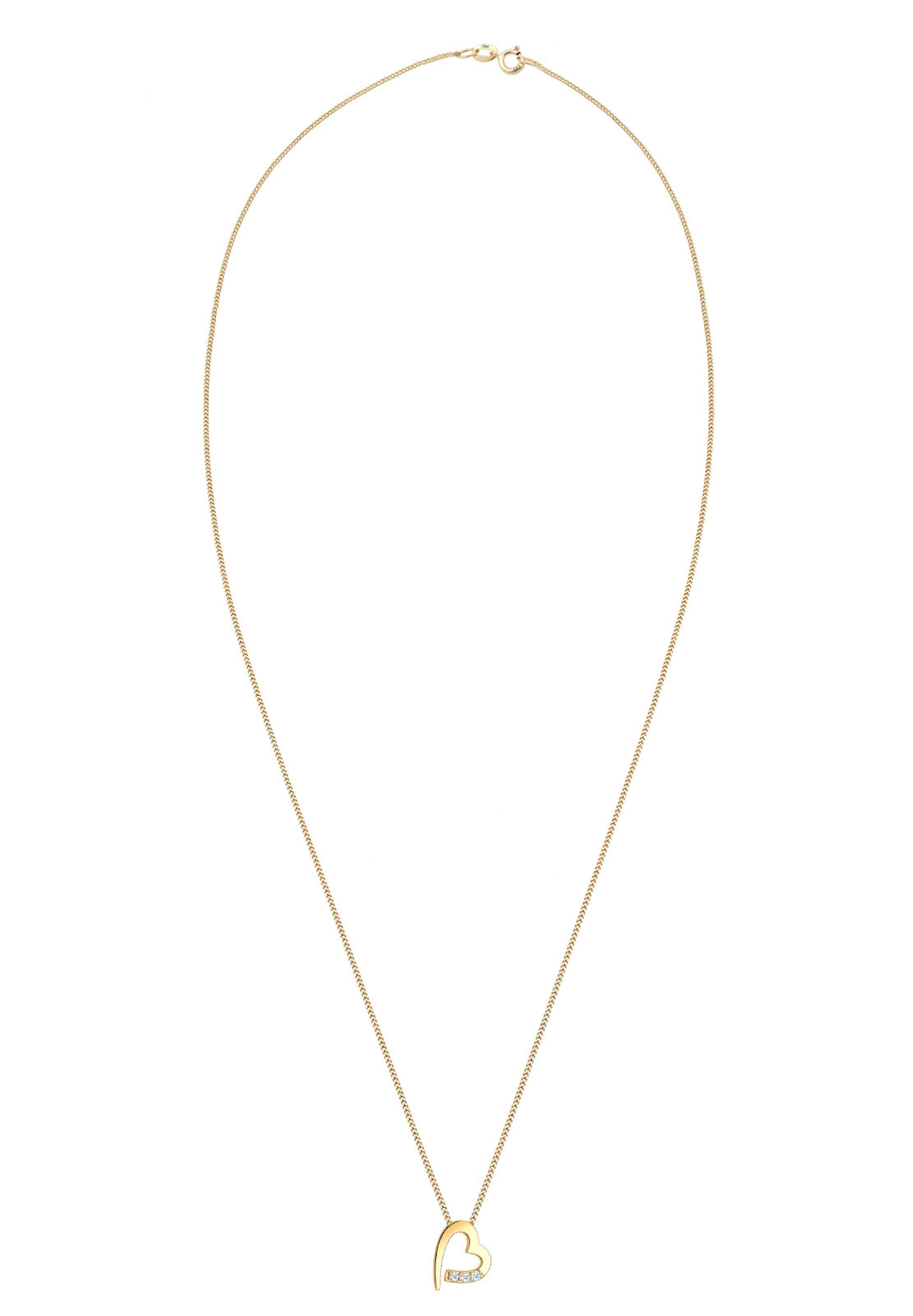 Chaîne 'Herz' Elli DIAMONDS en or : devant