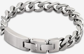 LOTUS STYLE Bracelet 'Men in Black' in Silver: front
