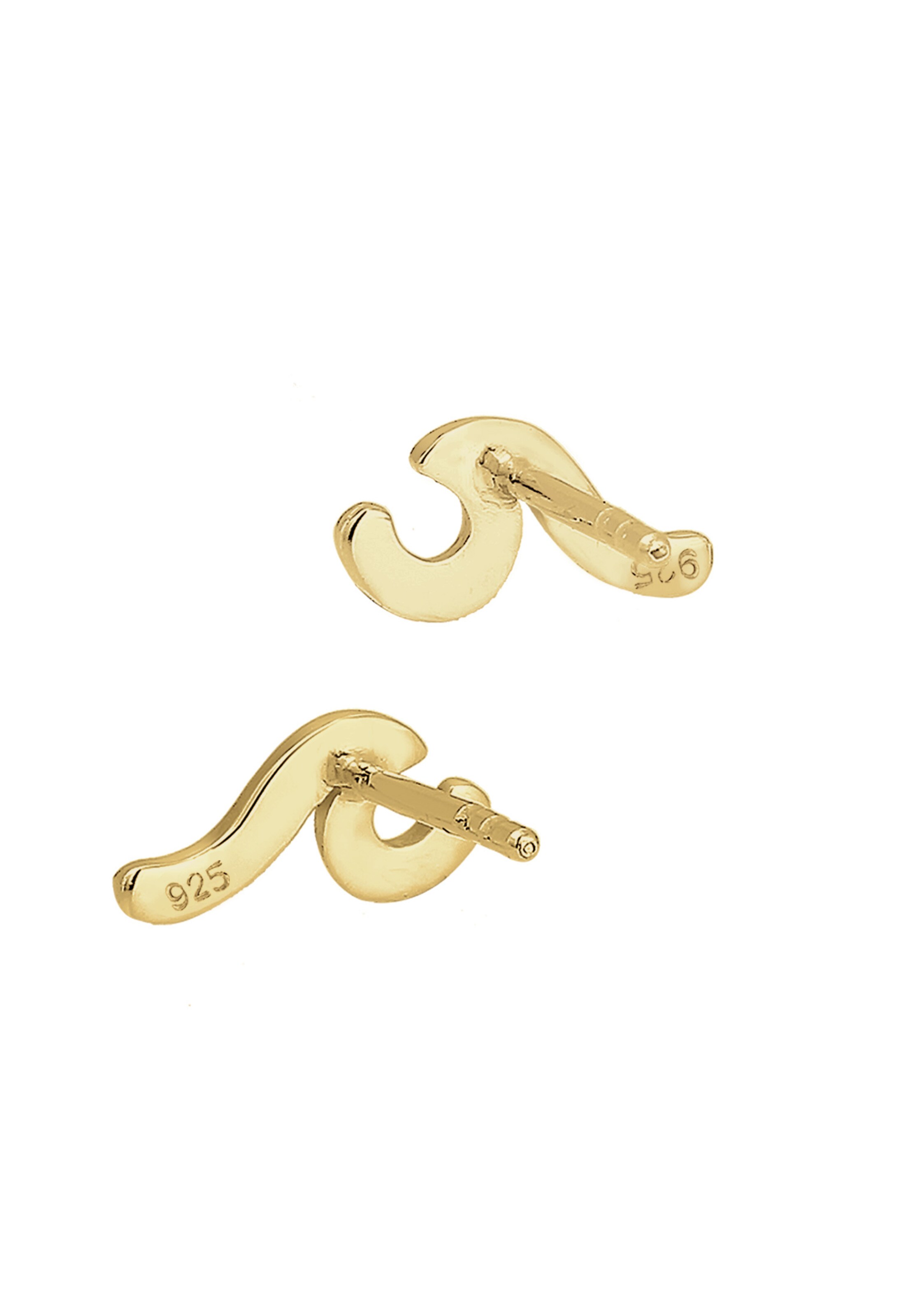 ELLI Earrings 'Wellen' in Gold