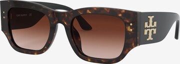 Tory Burch - Gafas de sol en marrón: frente