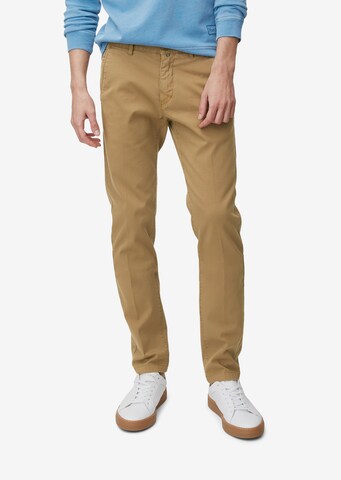 Marc O'Polo Slimfit Chino 'Stig' in Beige: voorkant