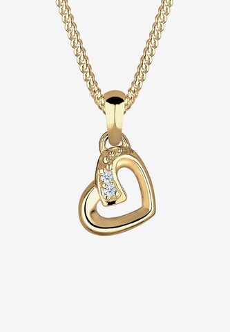Elli DIAMONDS Necklace 'Herz' in Gold