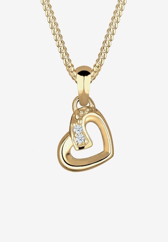 Elli DIAMONDS Necklace 'Herz' in Gold