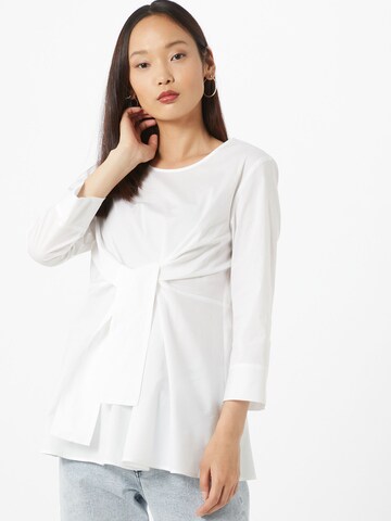 Attesa Bluse 'Fiocco' in Beige: Vorderseite