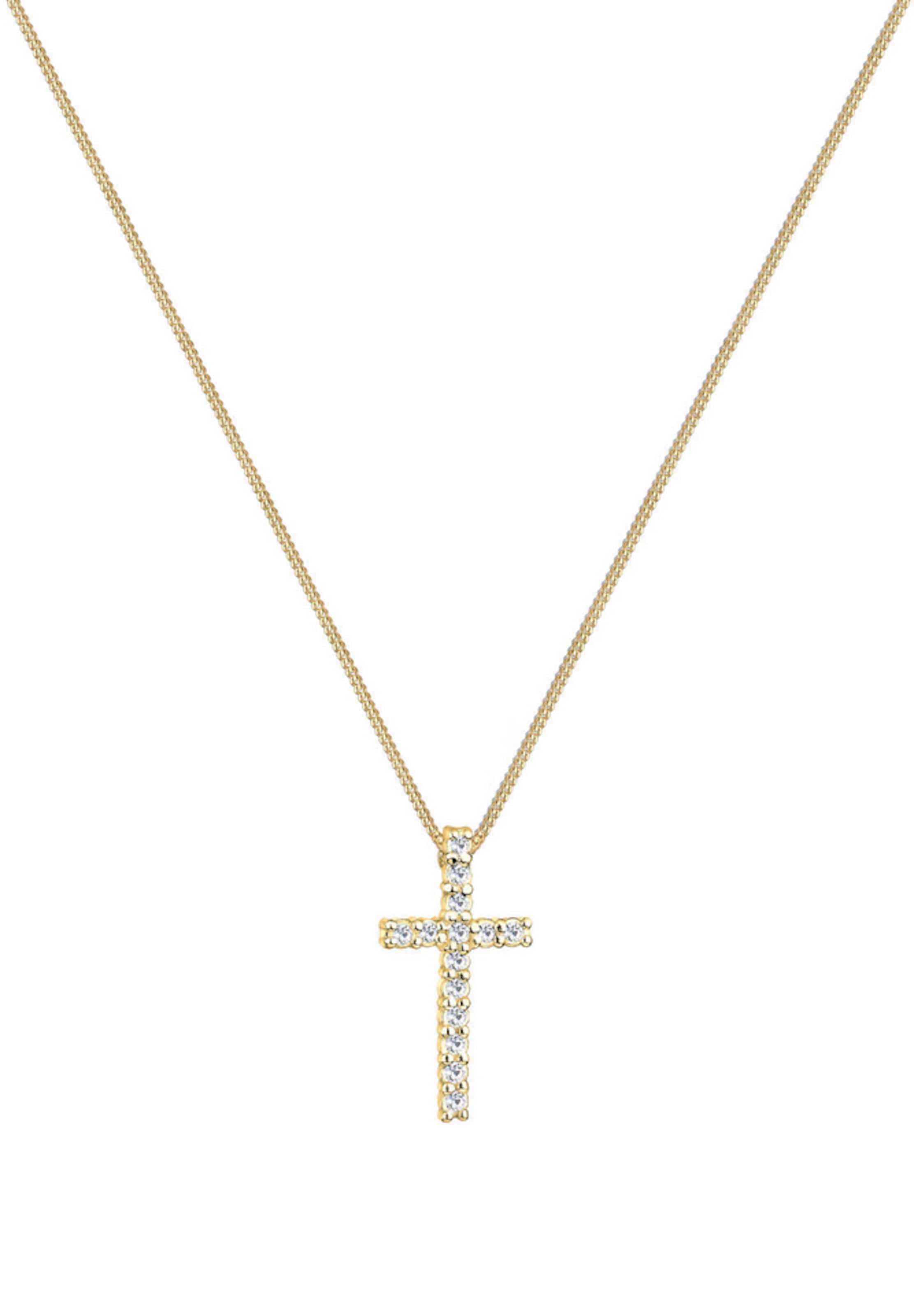 ELLI Kette 'Hope' in Gold: Vorderseite