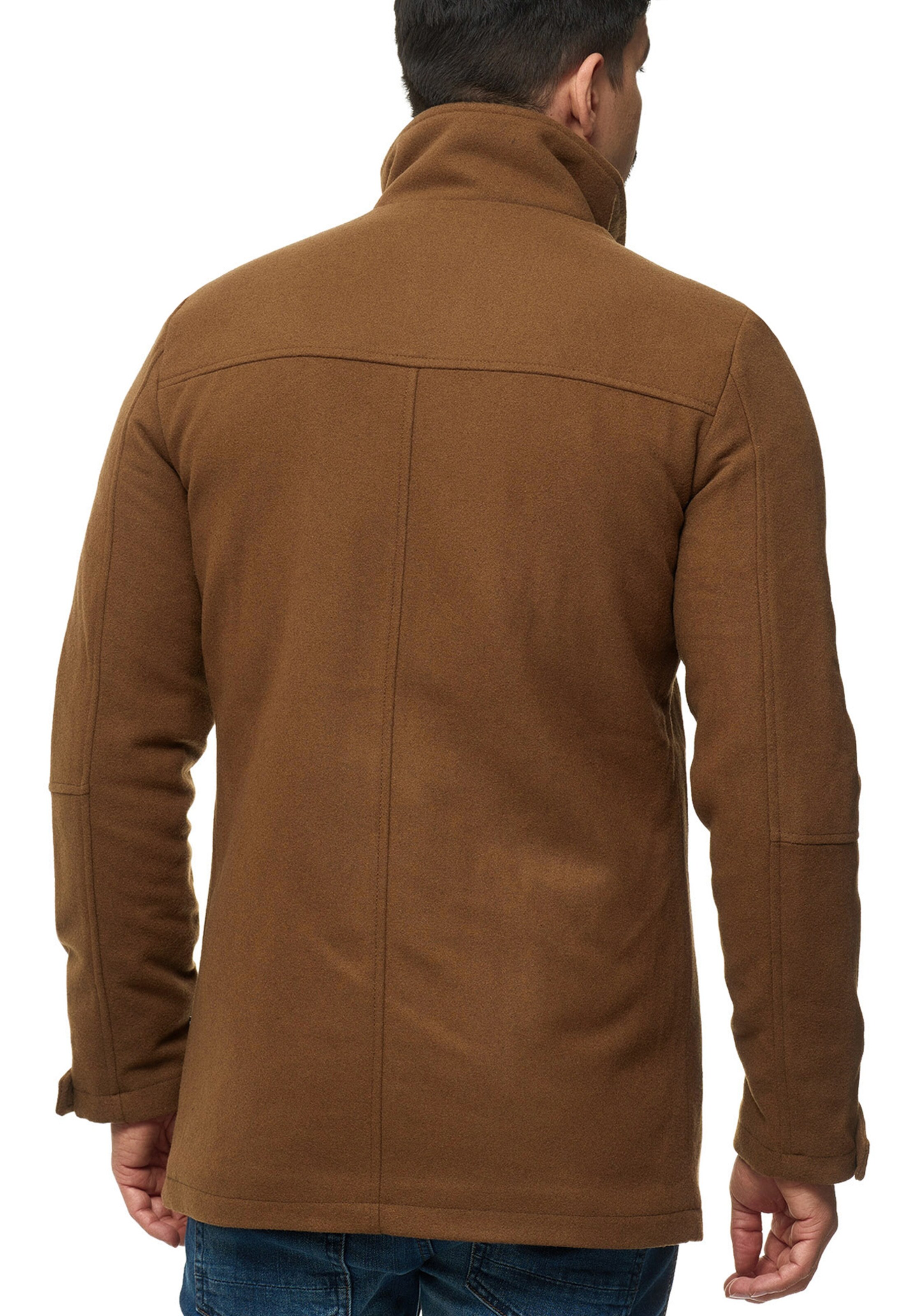 INDICODE JEANS Between-Seasons Coat 'Brittany' in Beige