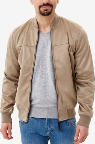 INDICODE JEANS Between-Season Jacket ' Abbott ' in Beige: front