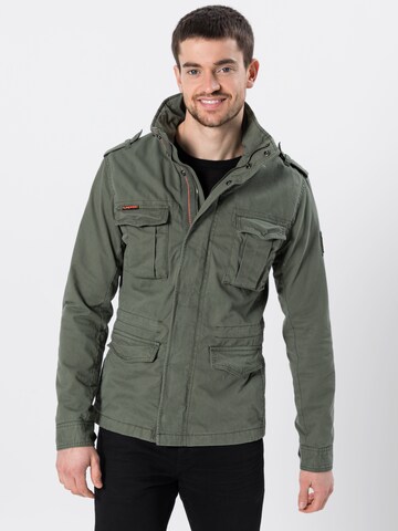 Superdry Jacke 'Rookie' in Grün: Vorderseite