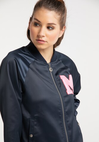 MYMO Between-season jacket in Blue: front